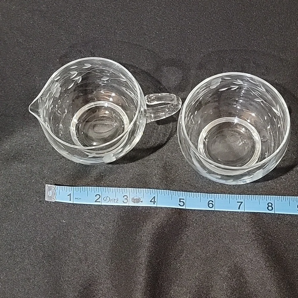 Princess House Heritage Cream and Sugar